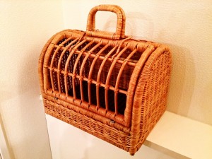 藤のキャリーバック1
